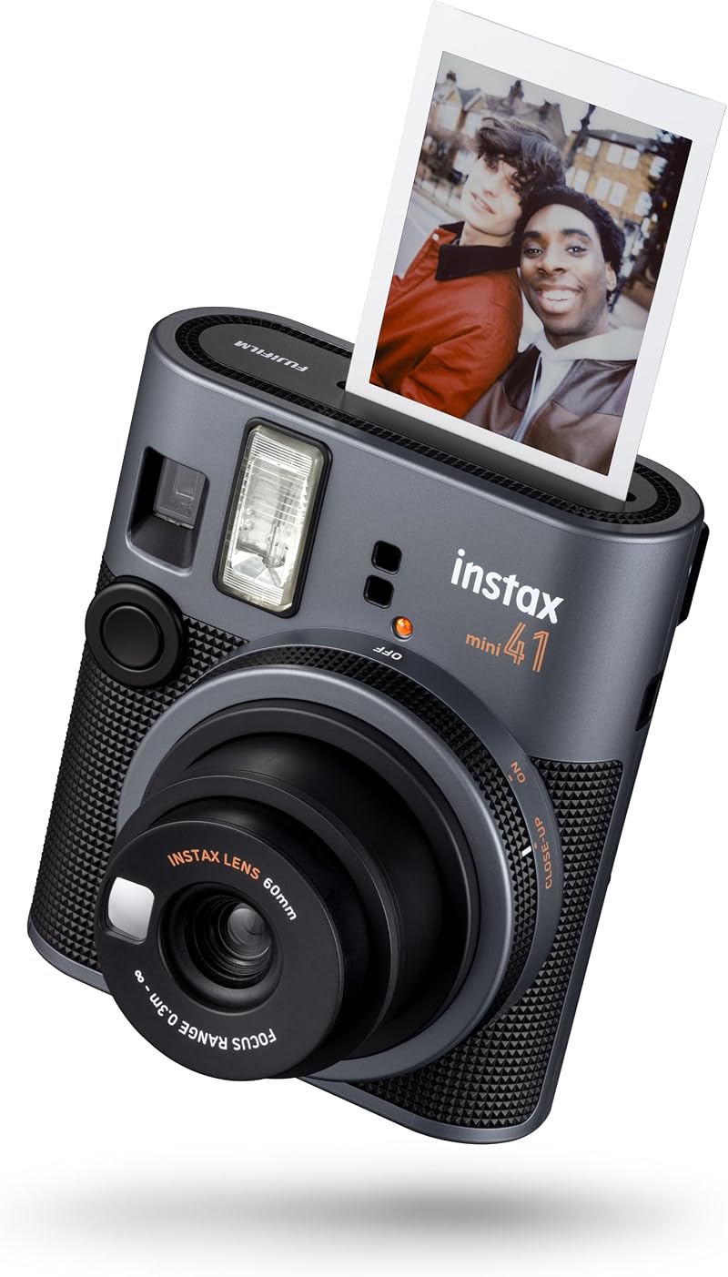 INSTAX Mini 41 Instant Camera Auto Exposure Selfie Close Up Built‑in Flash