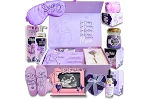 ELI&VAL New Mom Pregnancy Care Package Basket |Pregnant Mom Gifts| Self-Care Kit for Expecting Moms | Postpartum Care Package for New Moms After baby | First Trimester Pregnancy Essentials.