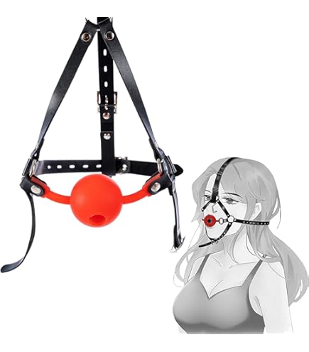 Kit Bondage BDSM Rouge – Ball Gag, Fouet, Masque, Taille Unique, Neuf