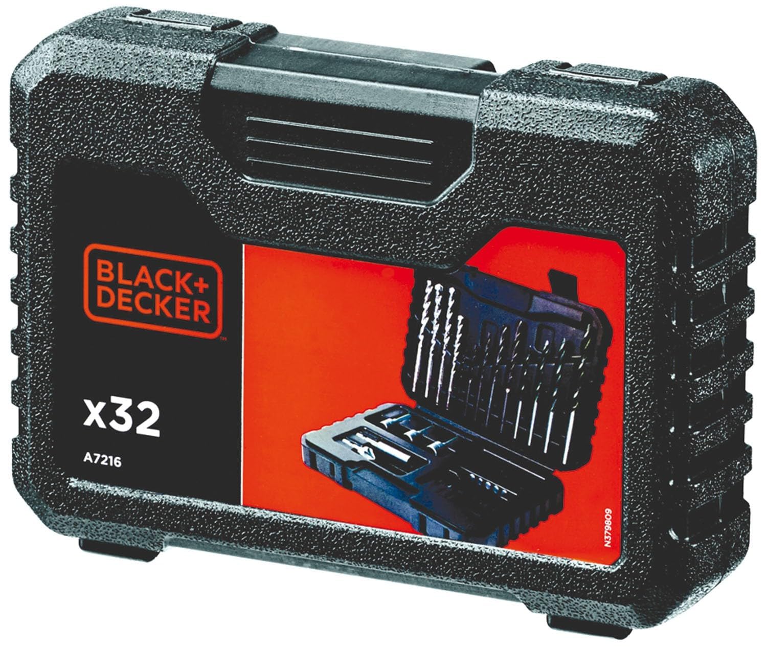 Black+Decker Bit- und Bohrer-Set (Zubehör-Set für alle Elektrowerkzeuge, magnetischer Universalhalter, mit stabiler Kassette, 32 teilig) A7216 4