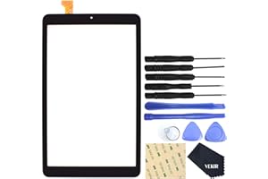 VEKIR[NO LCD] Touch Digitizer Screen Replacement for Samsung Galaxy Tab A 8.0 2018 SM-T387 (Black)