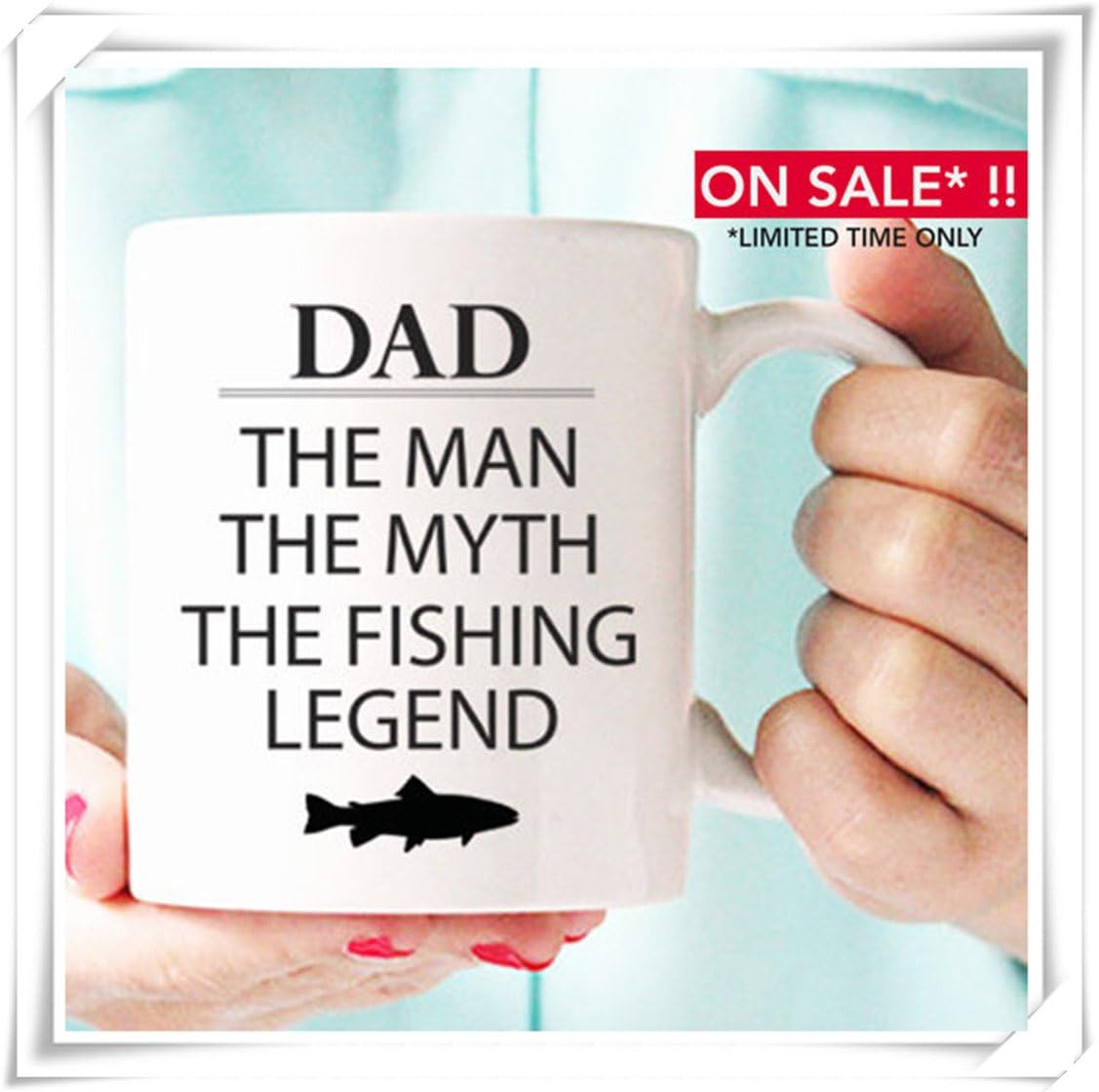 Fishing gifts, fathers day fishing, "the man the myth the legend Fishing gifts, fathers day fishing, "the man the myth the legend