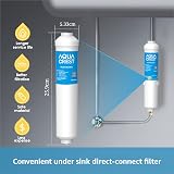 AQUACREST 5KDC Under Sink Inline Water Filter 12 Months 18927 Gallons Direct view 2