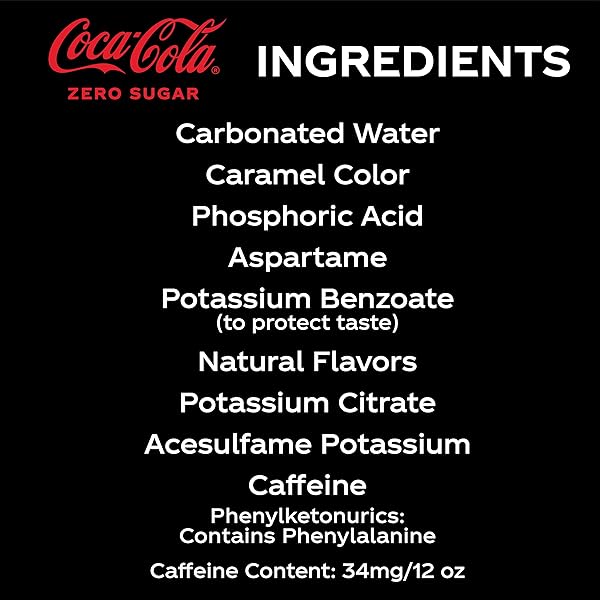 COCA-COLA ZERO, 12 FL OZ, 12 PACK