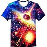 LAIDIPAS Boys & Girls Teens 3D Colorful Graphic Funny Print Shirts for Youth Size 6-16 Years