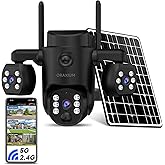 ORAXIUM Triple Lens Outdoor Wireless Security Camera, Security Outdoor Camera, Color Night Vision, Outdoor Camera Two Way Audio for Home and Farm