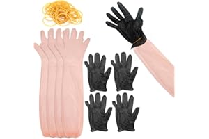 WOOPSOO Field Dressing Kit Hunting Deer Cleaning Gloves with Disposable PVC Long and Short Gutting Hunting Field Dressing But