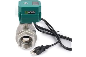 U.S. Solid 2" Motorized Ball Valve with US Plug 110VAC Stainless Steel Electrical Ball Valve,Auto Return, Normally Closed