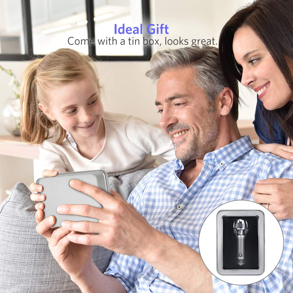 VADIV Purificador de Aire Coche Iónico, Desodorante Purificador Ionizador Elimina Pollen Humo Mal Olor Fumar Ideal para Automóvil o RV y Coche Regalo (sin Perfume)