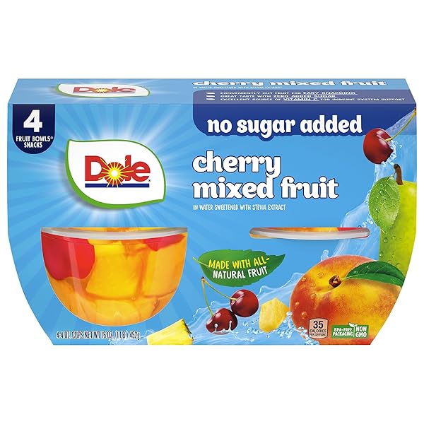 DOLE CHERRY MIXED FRUIT WITH NO SUGAR ADDED^^...