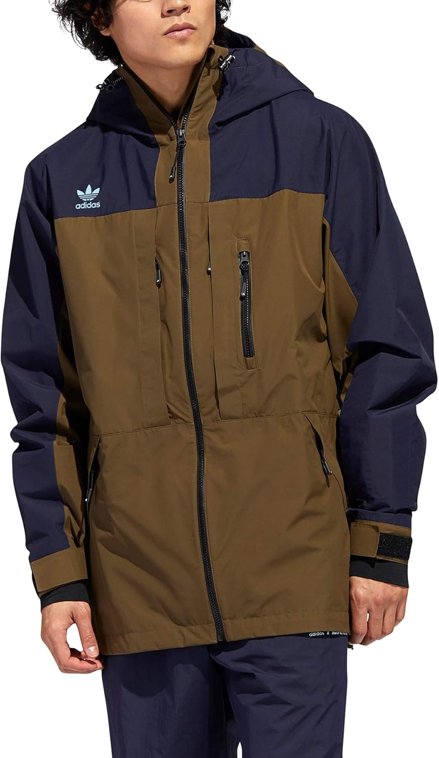 Amazon Com Adidas Snowboarding Terrex Gore Tex Snow Jacket Small Legend Ink Clothing