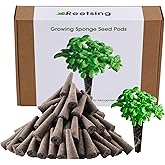 Reetsing 100 Pack Hydroponics Sponge,Replacementpre-Grow Sponges,Hydroponics Growing System Kit Compatible with Aerogarden sponges,Supplement pods for hydroponic Indoor Garden Growing System