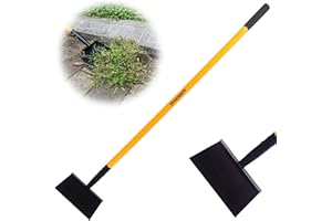 ZOYACREATE Multifunctional Cleaning Shovel, Heavy Duty Flat Square Spade Tool for Garden Outdoor Landscaping Weeding -51Inch