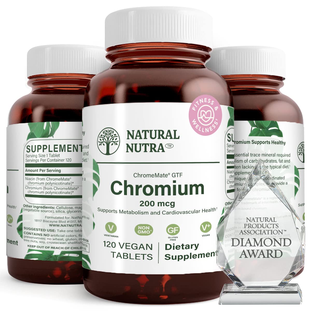 Natural Nutra GTF Chromium Polynicotinate with