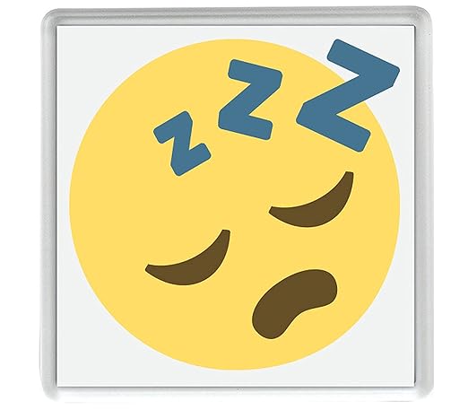 IamEngland Dormir Boca Emoji 58mm x 58mm Nevera imán/Sleeping Face ...