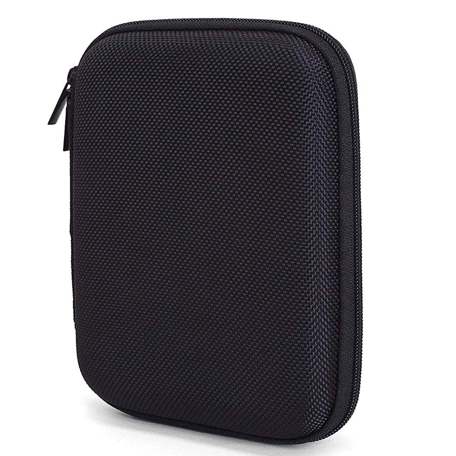 Protective Carrying Case for 2.5" Portable External Hard Disk Drive/SSD - For Western Digital/WD/Seagate/Sandisk/Toshiba/Samsung/LaCie - Space for Memory Cards and USB cable - Detachable Hand Strap