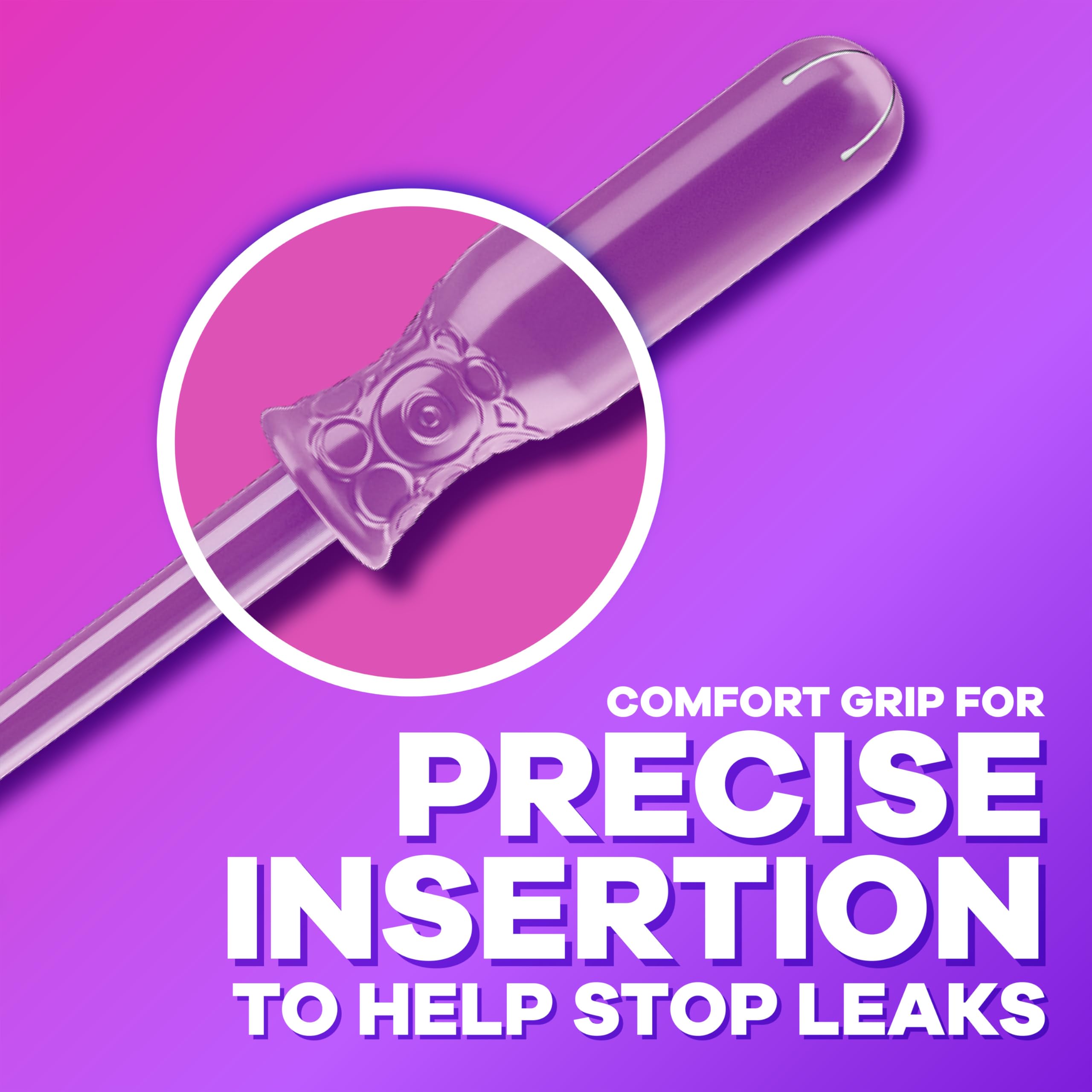 Tampax Radiant Tampons for Women Multipack, with LeakGuard Braid, Regular/Super Absorbency, Unscented, 84 Count (3 Packs of 28)