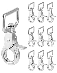 QWORK Swivel Snap Hooks, 10 Pack Heavy Duty Trigger