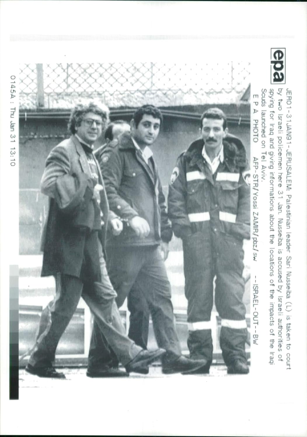 Photographs - Vintage photo of Prof Sari Nusseibeh