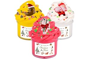 AFOFALL Butter Slime Kit for Party Favors 3 Pack, Scented, Soft and Non-Sticky, Birthday Gifts for Girl Boys, Stress Relief Slime Bulk for Easter Egg Basket Fillings, Party Bag Stuffers