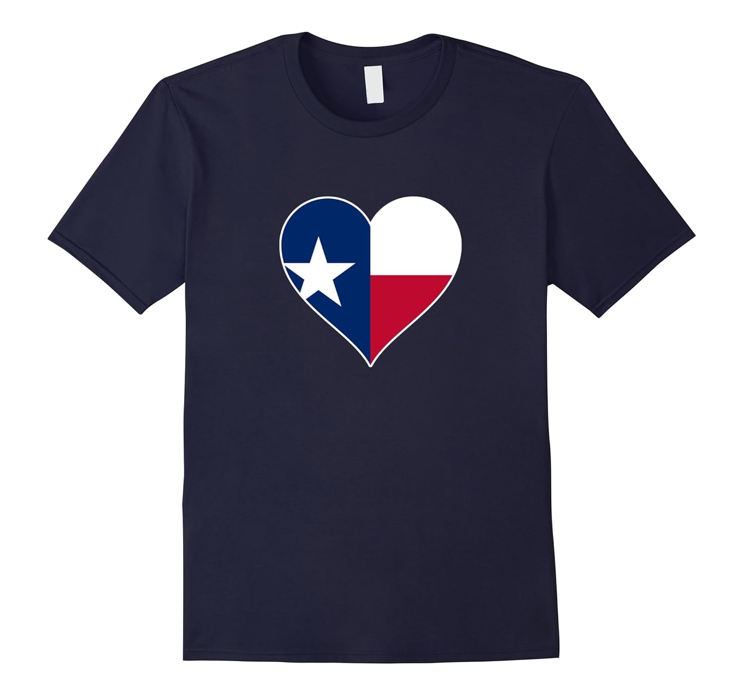 Texas Flag Heart Lone Star State Vintage Distressed T Shirt-Rose