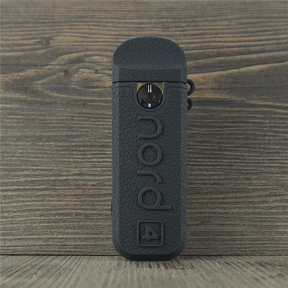 ORIN Smok Nord 4 Case, Texture Silicone Case for Smok Nord 4 80W AntiSlip Cover Shield Sleeve Wrap Decal Skin(Black)