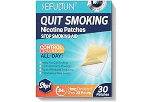 Quit Smoking Patches Step1- 30 Patches/Box| 21mg | Nicotine Patches Delivered Over 24 Hours Transdermal System to Stop Smokin