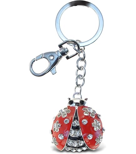 Aqua79 Ladybug Backpack Keychain Toy, Purse Bag Charm, Bag