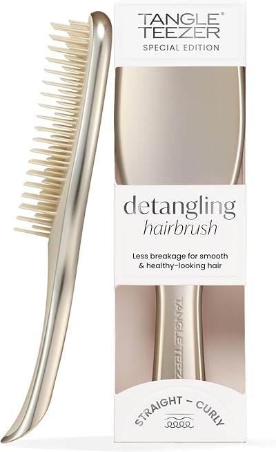 Tangle Teezer Ultimate Detangler Hairbrush Champagne Gold Chrome Finish