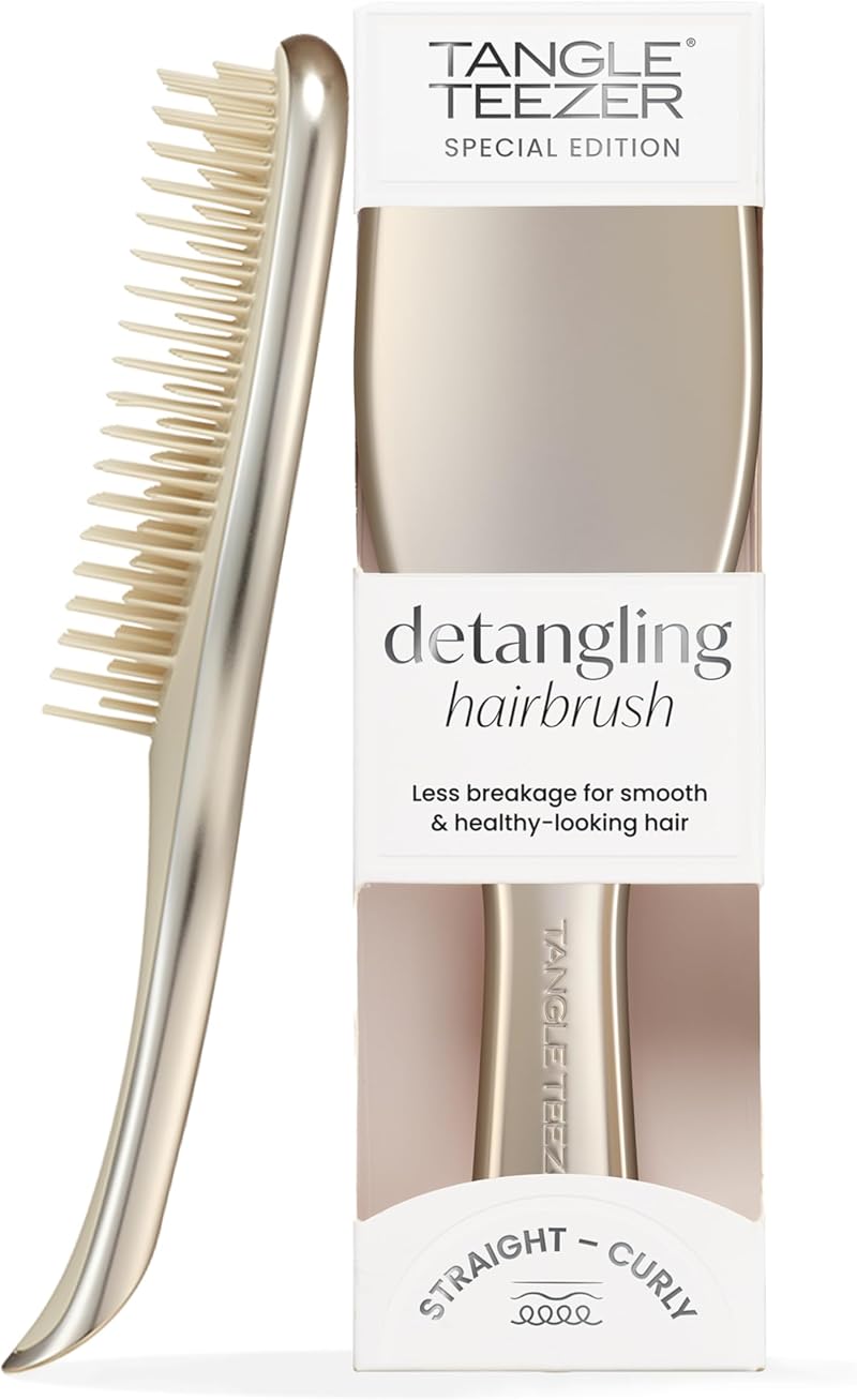 Tangle Teezer Ultimate Detangler Hairbrush Champagne Gold Chrome Finish