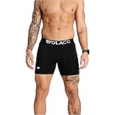WOLACO North Moore 6" Compression Shorts Underwear with Phone Pocket