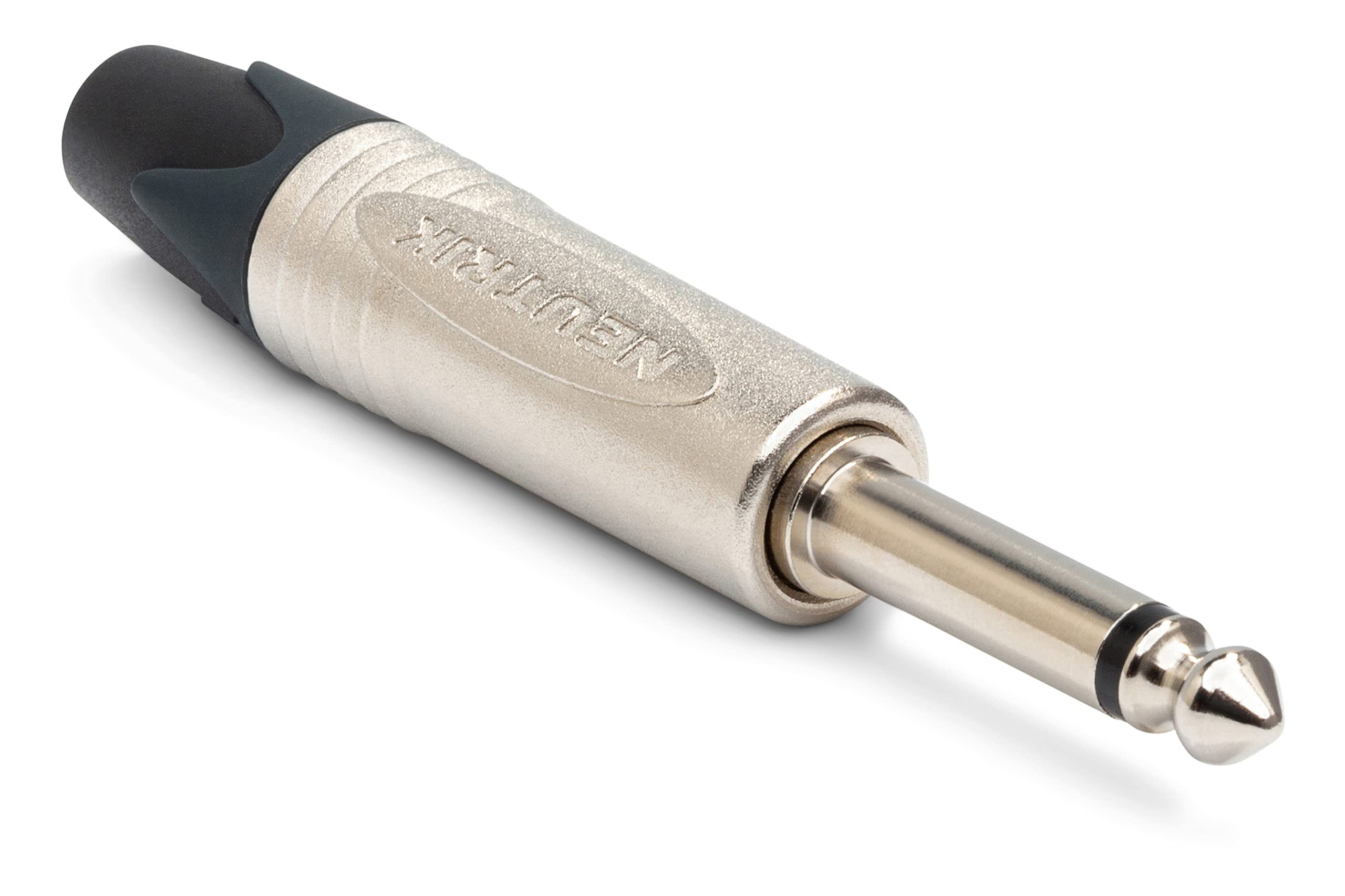 Neutrik NP2X 6.3mm Jack Mono Plug, Silver, 1.0 cm*4.0 cm*4.0 cm