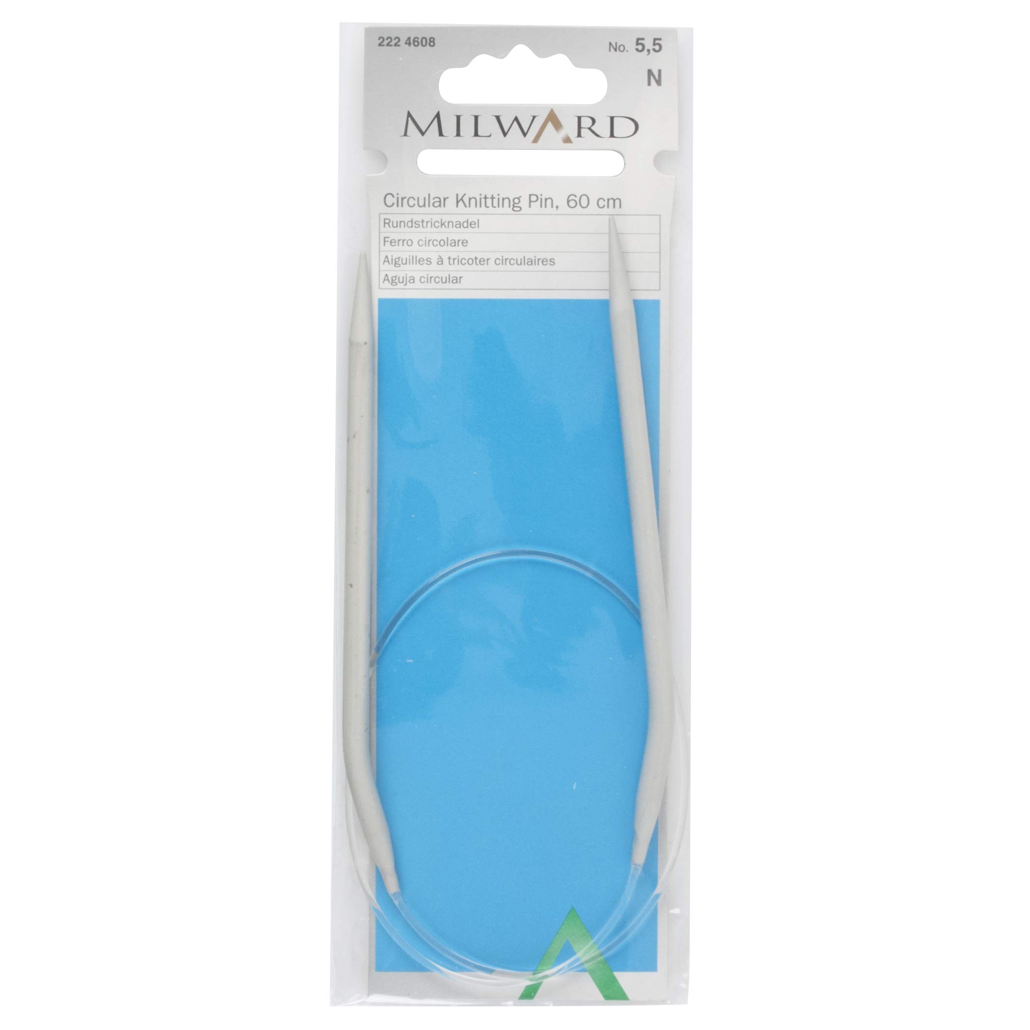 Fixed Circular Knitting Needles, 60cm, 5.5mm