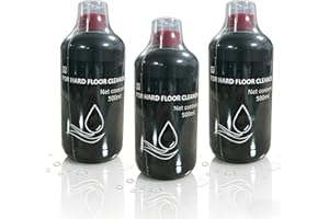 Hard Floor Cleaner, 3 Bottle 500ml Low-Foam Fast-Drying Formula, Compatible with Dyson WashG1/Nautik Floor Washer, Suitable f