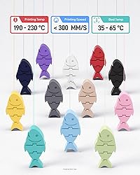 ELEGOO Matte PLA Filament 1.75mm Ruby Red 1KG, 3D