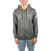 Ultra Game Men's NBA Official Super Soft Driver Full Zip Hoodie Jacket Sweatshirt