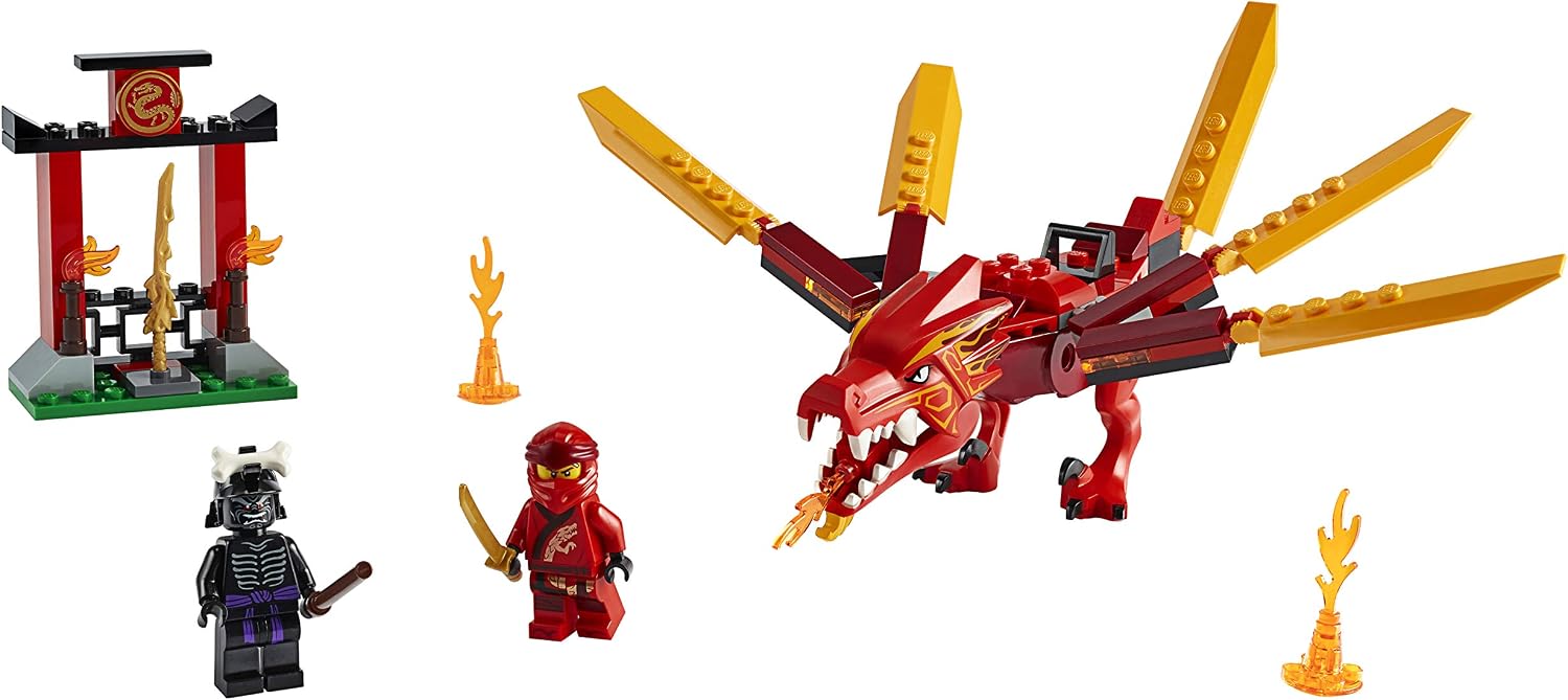 Lego Ninjago 71701 Kais Fire Dragon, Getaway Solids - Image 3