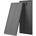 Alrska 20W High-Efficiency Monocrystalline Solar Panel for Off Grid System, Charge 12V Battery of RV, Boat, Camper, Trailer, Gate Opener