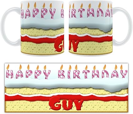 Happy Birthday Guy Le Gateau D Anniversaire Personnalise Mug En Ceramique Amazon Fr Cuisine Maison Happy Birthday Guy Le Gateau D Anniversaire Personnalise Mug En Ceramique Amazon Fr Cuisine Maison