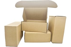Small Corrugated Boxes Mailers 15x11x3 inch Kraft Corrugated Mailing Box for Shipping and Storage 20 Pack