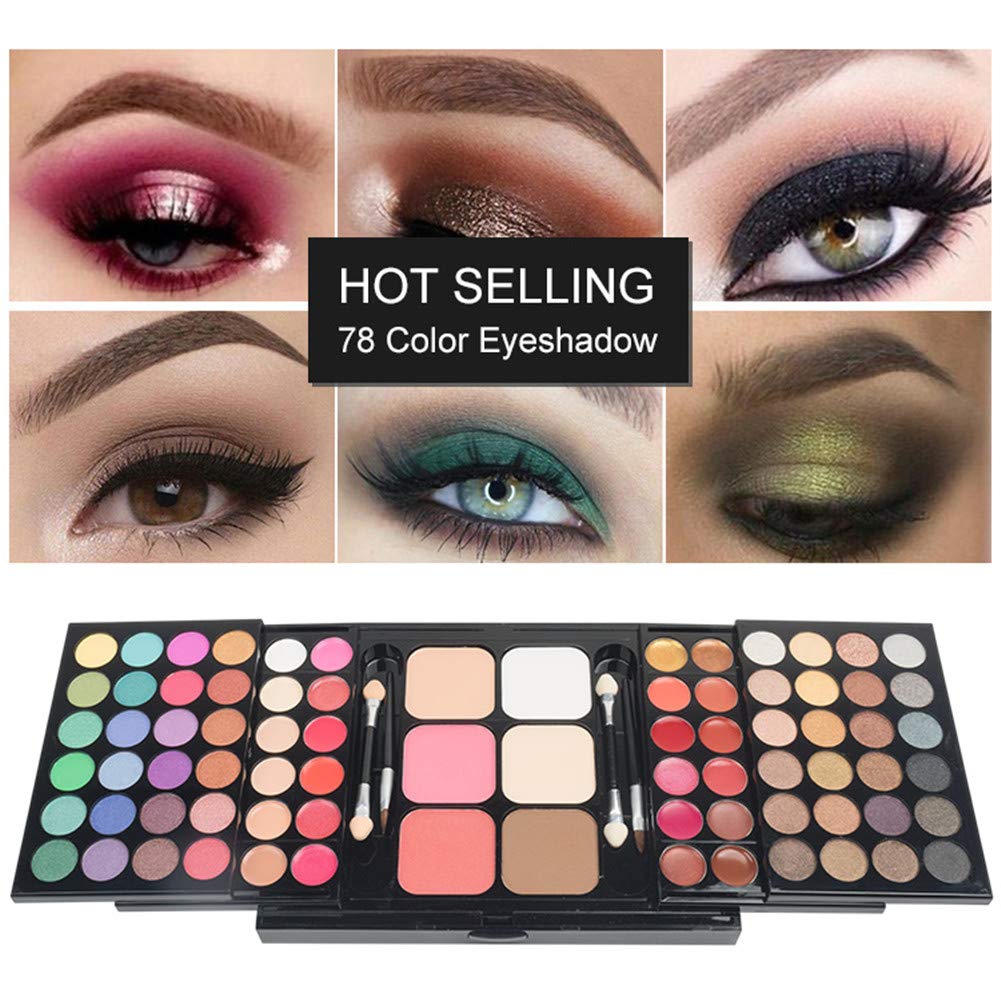 Amazoncom VERONNI Professional 78 Color Eyeshadow Palette Gift