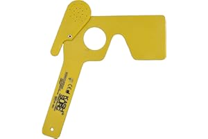 KASHSURG PROFESSIONAL MEDICAL PRODUCTS Ophthalmic Eye Occluder for Ophthalmologists, Optometrists and Orthoptists Eye Exam Tool (Yellow)