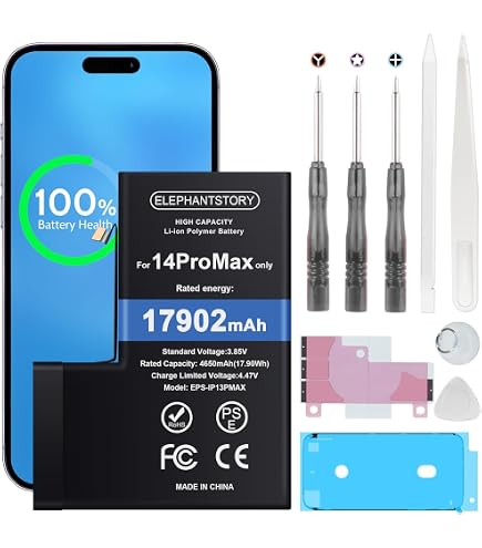 Amazon.com: AFSONGOO Battery for iPhone 14 Pro Max, Upgraded New