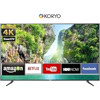 Koryo 163.8 cm (65 inches) 4K Ultra HD Smart LED TV KLE65EXUJ97UHD (Black) (2019 Model)