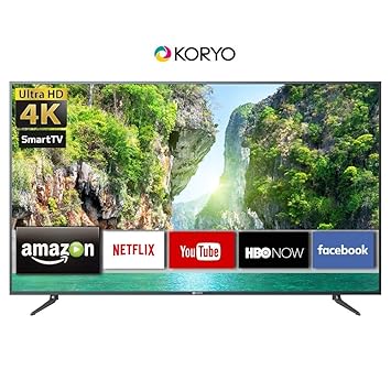 Koryo 163.8 cm (65 inches) 4K Ultra HD Smart LED TV KLE65EXUJ97UHD (Black) (2019 Model)