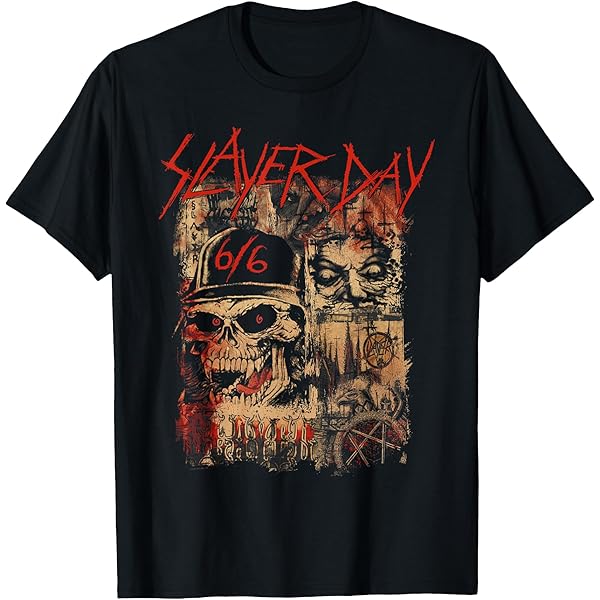 Amazon.com: Slayer – Hellthrone T-Shirt : Clothing, Shoes & Jewelry