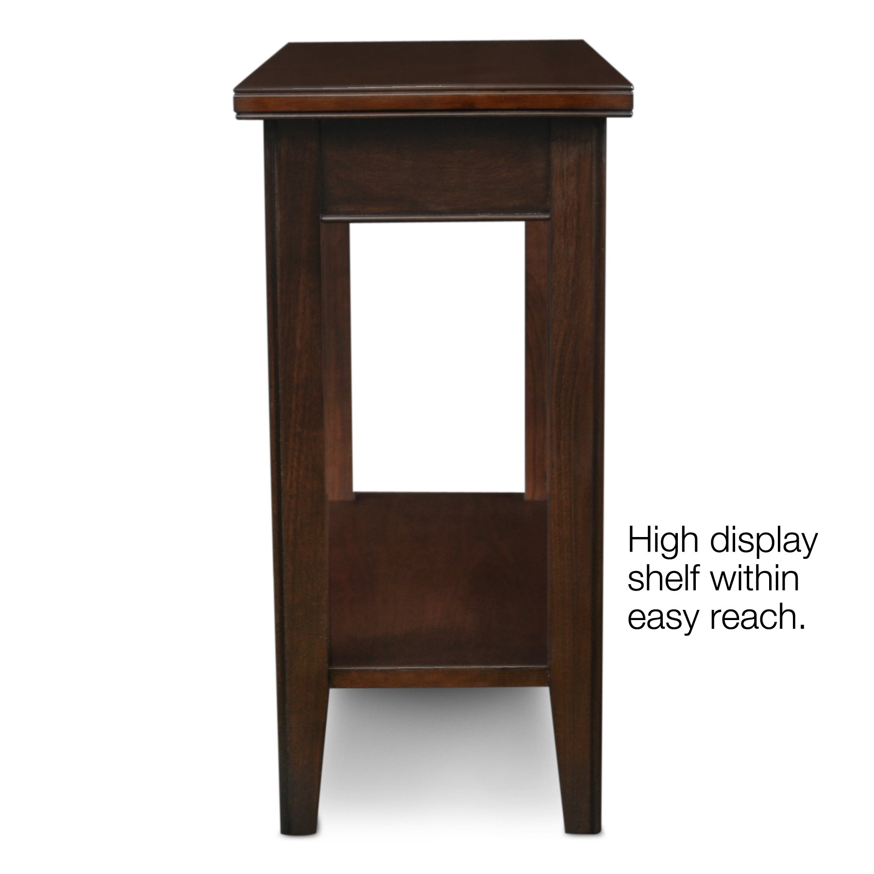 Leick Laurent Narrow Chairside End Table