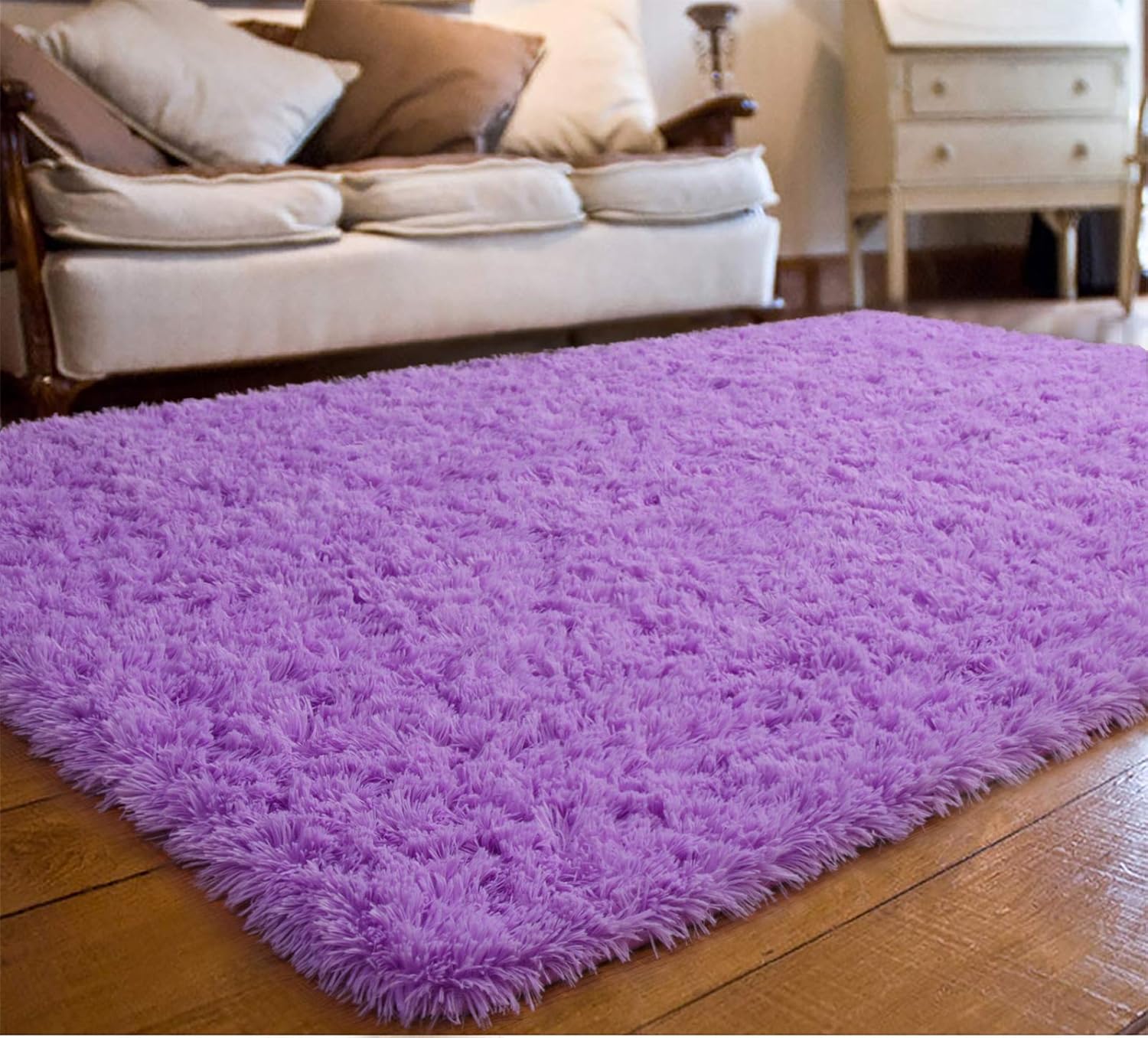 fuzzy nursery rug