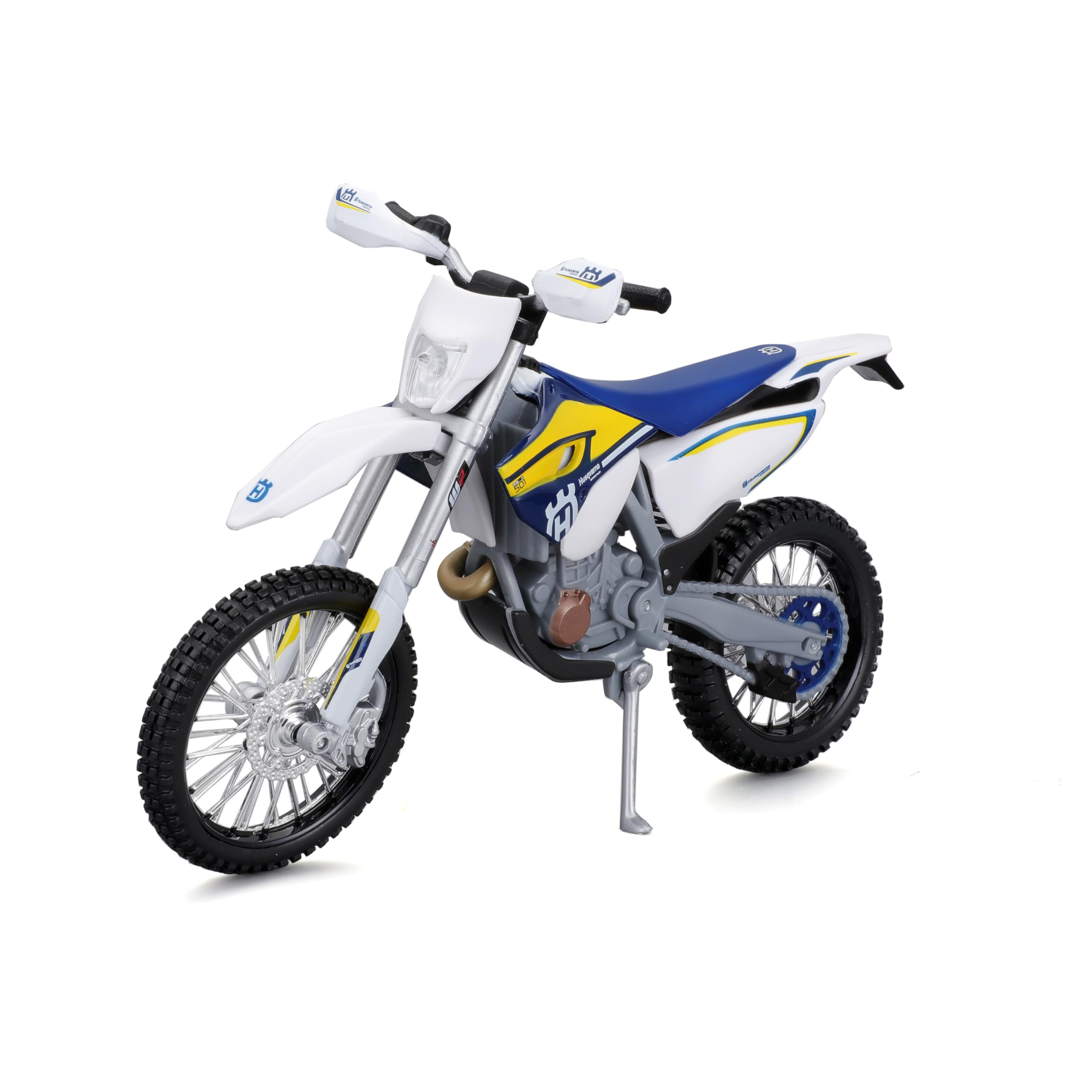 Maisto HUSQVARNA FE501 Motorbike - 1:12 Scale - Incredibly Detailed Die-Cast Replica Collectible Motorcycle Model, Yellow