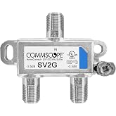 Commscope SV2G HomeConnect 2-Way Coaxial Cable Splitter 5-1002 MHz CATV 120 dB 75 ohm IndoorOutdoor